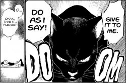 Yoruichi cat form "give it to me" Meme Template