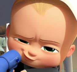 Boss Baby Smrik Meme Template