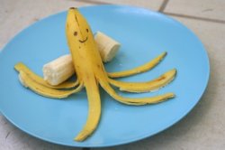 banana skin octopus Meme Template