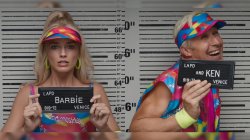 Barbie mugshot Meme Template