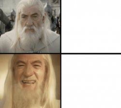 Drake Gandalf Meme Template