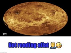 Not reading allat Meme Template