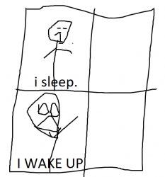 Man thinking in bed awake Meme Generator - Imgflip