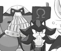 shadow and omega gasp Meme Template