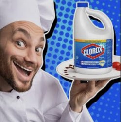 Chef serving clorox Meme Template