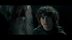 Gandalf and Frodo in Moria Meme Template