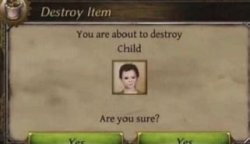 destroy child Meme Template