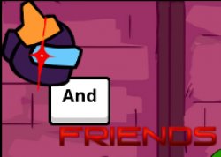 Black and friends logo Meme Template