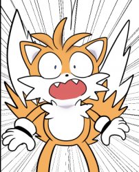 tails yell Meme Template
