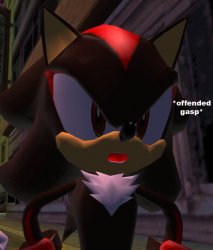 shadow offended gasp Meme Template