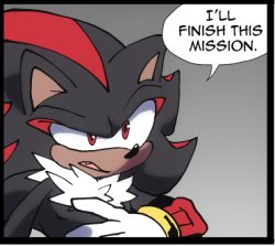 shadow ill finish this mission Meme Template