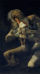 Saturn Devouring His Son Meme Template