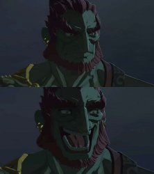 Ganondorf Laugh Meme Template