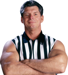 Vince McMahon Transparent Background Folded Arms Meme Template