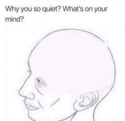 what's on your mind? Meme Template