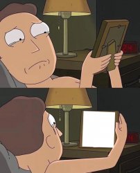 Jerry sad looking at picture Meme Template