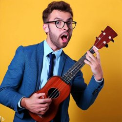 Melvin Harmonics - ukulele business coach Meme Template