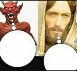 satin and jesus Meme Template