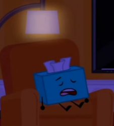 Tissue box sleeping on the couch Meme Template