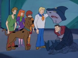 Scooby-Doo Demon Shark Meme Template