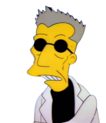 Simpsons Batman Scientist Meme Template