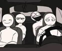 Friendz in a car Meme Template