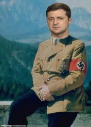 Zelensky Hitler color Meme Template