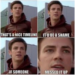 That’s a nice timeline (Barry Allen Edition) Meme Template