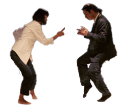 Pulp Fiction Dance Meme Template