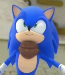 sonic smile Meme Template