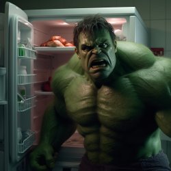 Hulk angry fridge Meme Template