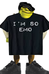Emo Shrek Meme Template