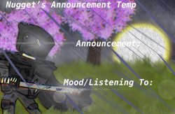 Nugget’s Announcement Temp Meme Template