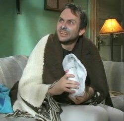 Charlie Kelly sniffing paint Meme Template