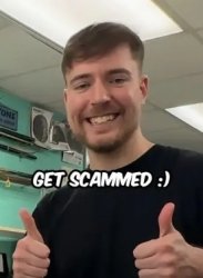 Mrbeast Get Scammed Meme Template