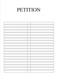 The Blank petition Meme Template