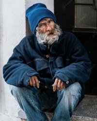 Homeless Person Meme Template