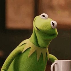 Kermit shocked Meme Template