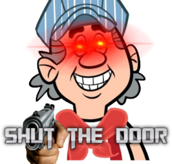 Shut the door Meme Template