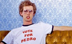 Jon Heder is Napoleon Dynamite again in video for fan with cance Meme Template