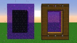 Cursed nether portal Meme Template