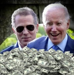 Hunter Biden and Cash Meme Template