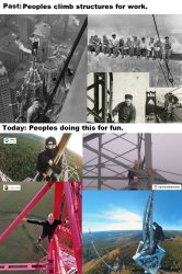 Past and Today Meme Template