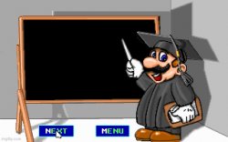 Mario chalkboard Meme Template