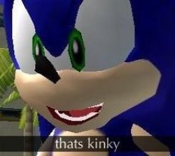 sonic thats kinky Meme Template