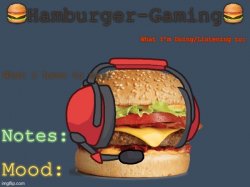 Hamburger-Gaming’s  b o r g e r  Template. Meme Template