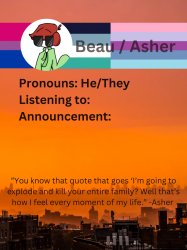 conehead's announcement template 5.1 Meme Template