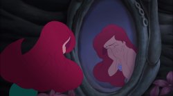 ariel crying Meme Template