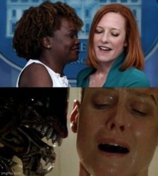 Karine Jean Pierre Aliens Meme Template