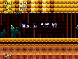 Sonic CD Game Over glitch Meme Template